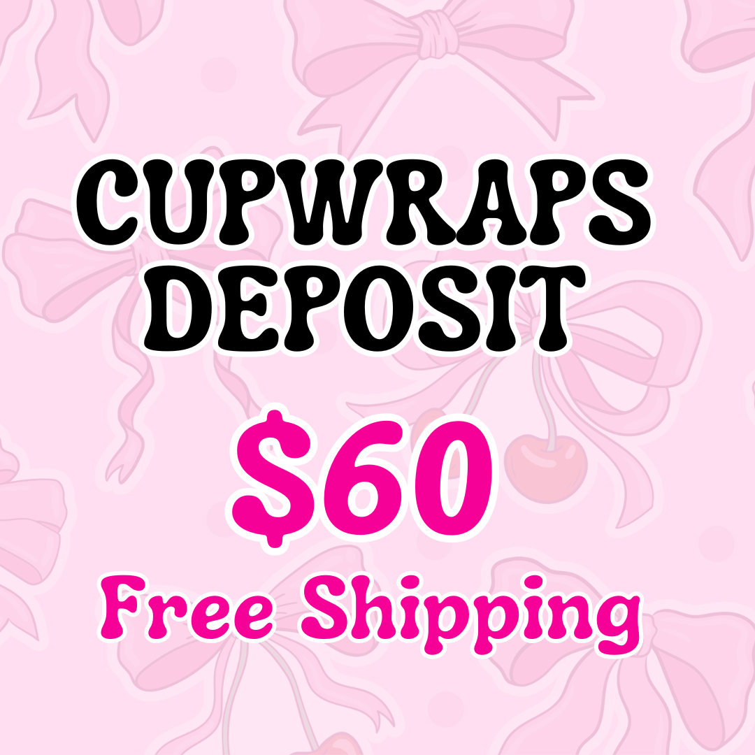 CUP WRAPS  $60 FREE SHIPPING